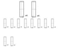 6 x Bronzina biella FAI AutoParts per BMW, MINI 1 E82, 1 E87, 1 E88, 1