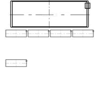 6 x Bronzina biella MAHLE per BMW 1 E81, 1 E82, 1 E87, 1 E88, 3 E46, 3