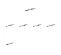 6 x Candela a incandescenza DENSO per ALPINA, BMW 1 E87, 3 E46, 3 E90, 3 E91, 3