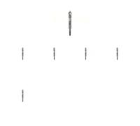 6 x Candela a incandescenza KAMOKA per MERCEDES-BENZ KLASA C T-Model (S202), E