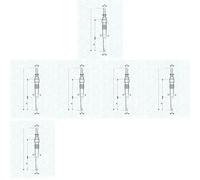 6 x Candela a incandescenza MAGNETI MARELLI per BMW 1 E87, 3 E46, 3 E90, 3 E91,