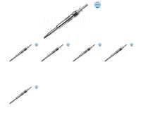 6 x Candela a incandescenza MEYLE per BMW 1 E87, 3 E46, 3 E90, 3 E91, 3 E92, 3