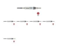 6 x Candela a incandescenza NGK per BMW 1 E81, 1 E87, 3 E46, 3 E90, 3 E91, 3 3