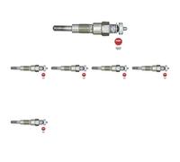 6 x Candela a incandescenza NGK per NISSAN PATROL III, PATROL Y61