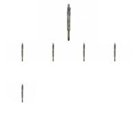 6 x Candela a incandescenza TOPRAN per MERCEDES-BENZ KLASA C T-Model (S202), E