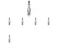 6 x Candela KAMOKA per MAZDA 3 I, 5 (CR), 5 II, 6 I, 6 II, 6 Kombi