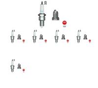 Ngk BPR7ES 2023 Candela per Yamaha XV XT Sr beta Norton Moto Guzzi Kawasaki