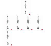 6 x Candela NGK per AUDI A4 B8, A5 B8, A5 I, A6 C6, A8 D3, Q5, Q5 I
