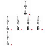 6 x Candela NGK per AUDI, PORSCHE, SEAT, VW A4 B5, A6 C5, CAYENNE