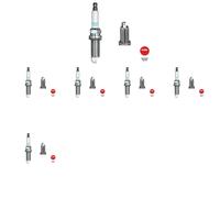 Candela di accensione NGK 1208, 1 pezzo