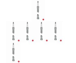 6 x Candela NGK per CHEVROLET, DODGE, FORD, HUMMER, MAZDA, MORGAN