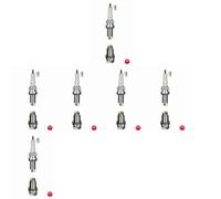 6 x Candela NGK per FIAT, PORSCHE 911 III, 911 IV, 911 V, UNO