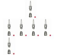 6 x Candela NGK per FORD CAPRI I, CAPRI II, CAPRI III, CONSUL