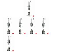 6 x Candela NGK per LAND ROVER, MG, ROVER 2000-3500, MGB GT, RANGE