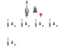 6 x Candela NGK per MAZDA 626 III, 929 III