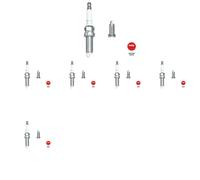 6 x Candela NGK per NISSAN GT-R