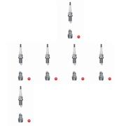 6 x Candela NGK per OPEL, SAAB 44079 II, ASTRA H, ASTRA H GTC