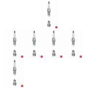 6 x Candela NGK per SEAT, SKODA, VW ALTEA, ALTEA XL, BEETLE, CADDY