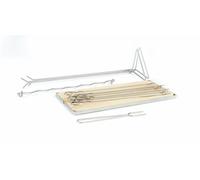 6 X Carbone Companion Acciaio Inox Spiedo Stazioni