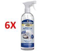 6 X Casaceto Plus Anticalcare Igienizzante Spray 750 Ml