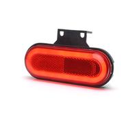 6 X Certificato Adr Posteriore Rosso Neon 12-24V LED marker lights per Camion