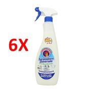 6 X Chanteclair Sgrassatore Con Bicarbonato Trigger 600 Ml Spray
