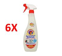 6 X Chanteclair Sgrassatore Marsiglia Trigger 600 Ml Spray Universale