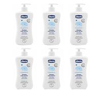 6 x CHICCO Baby Moments Shampoo Senza Lacrime 500 Ml