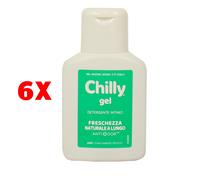12 X Chilly Detergente Intimo Gel Freschezza Naturale Formula Fresca 50 Ml Mini