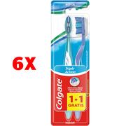6 X Colgate Spazzolino Triple Action 1+1 Medium