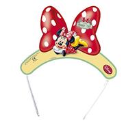 6 X CORONCINE MINNIE CAFè PER FESTA COMPLEANNO BAMBINA DISNEY ADDOBBI PARTY