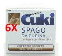Cuki Spago da cucina per carni e verdure – Uso alimentare 60 mt – 6 pz