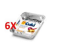 Cuki Vaschette Alluminio Doppia Forza R75 - 4 Porzioni 4pz