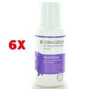 6 X Dermogella Detergente Intimo Ph 4,5 Con Acido Lattico 200 Ml