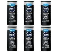 6 X DOCCIA Shampoo gel NIVEA MEN Active Clean UOMO offerta in stock