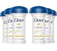 6 X Dove Deo Original Cream Classico crema idratante deodorante corpo