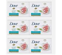 6 X Dove Go Fresco Ripristinare Bellezza Crema Barrette Doppio 90g (12 Total )