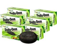 6 x Dudu Osun Sapone Nero Africano 150 g per Eczema, Acne (6 Pack) Nuovo