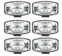 # 6 X Due Funzioni Grill Bar Halogen Lights Bulb + LED Combo Spot Truck Lamps