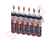 6 X Elring Dirko HT Nero Sigillante In Silicona - 200ml