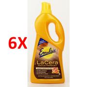 Emulsio La Cera Facile Autolucidante Pavimenti in Parquet e Legno 3 x 725 ml