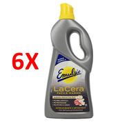 4x Emulsio la Cera Facile Autolucidante per Pavimenti Marmo e Graniglia(4x775ml)