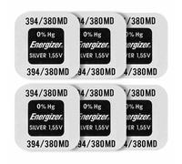 10 Energizer 394 380 Sr936sw batteries Argento 1.55v Orologio Scadenza 2027