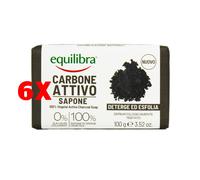 Equilibra Carbone Attivo Sapone Detox 100% vegetale 100gr