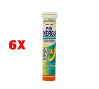 6 X Equilibra Integratore Alimentare Piu' Energia 20 Compresse Effervescenti Me
