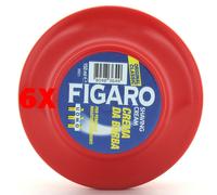 6 X Figaro Crema Da Barba Per Pennello 150ml