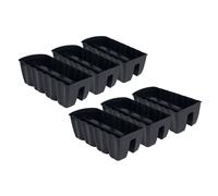 6 x fioriera 60 cm vaso da appendere vaso da fiori vaso da balcone vaso da ri...