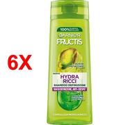 6 X Fructis Shampoo Definizione Hydra Ricci Capelli Da Mossi A Ricci 250 Ml