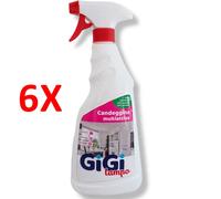 6 X Gigi Lampo Candeggina Multiattiva Spray 750 Ml