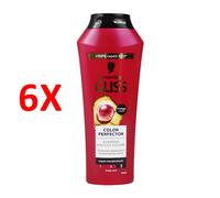6 X Gliss Shampoo Colour Perfector Protezione Colore Capelli Colorati O Schiari
